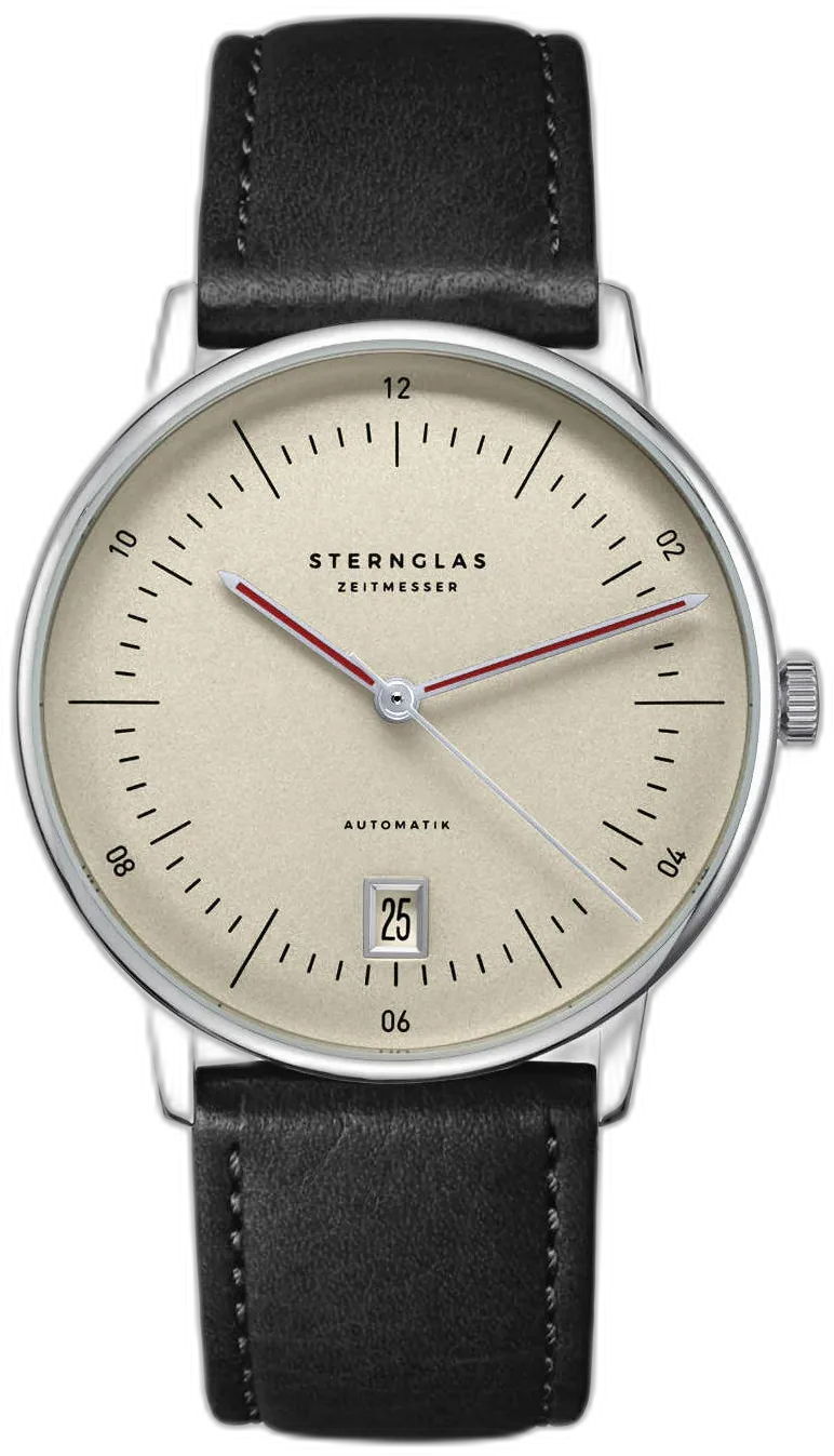 Sternglas Naos Automatik Edition Oxford — alternative to NOMOS Glashütte Ludwig gold enamel white