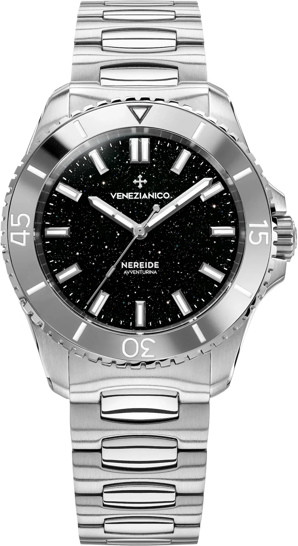 Venezianico Nereide Avventurina Nera — alternative to Islander Islander Greenport 39mm Dive Watch with Black and White Dial #ISL-300