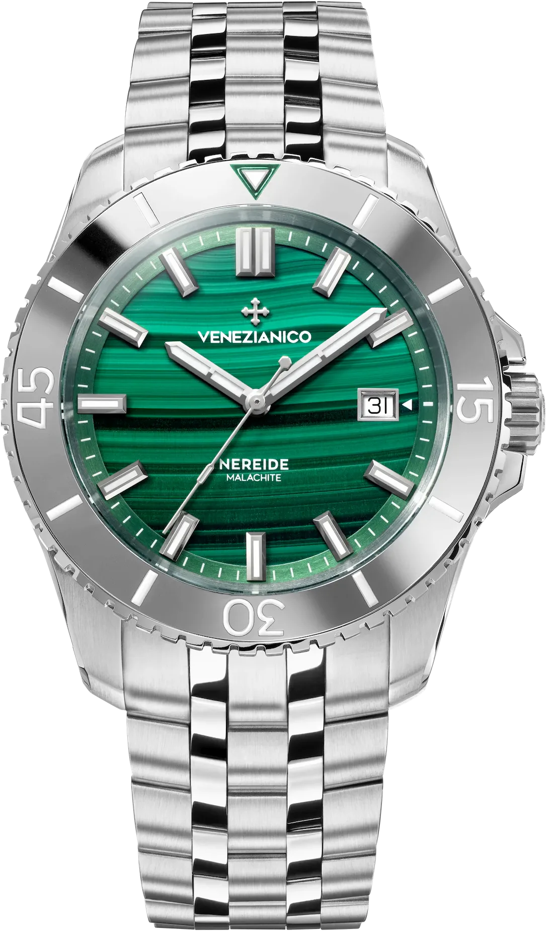 Venezianico Nereide Malachite — alternative to Seestern S456 GMT