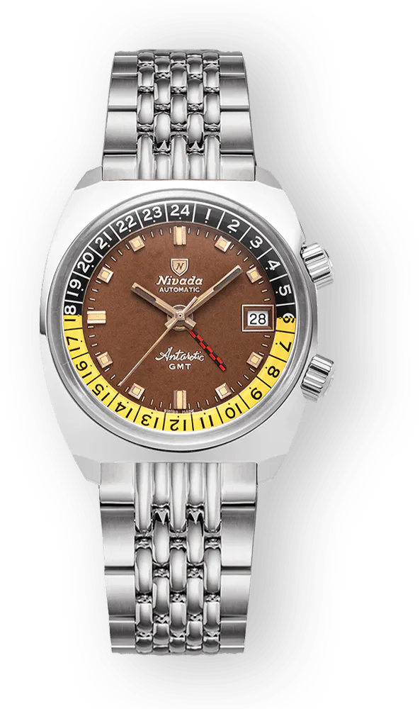 Nivada Grenchen Antarctic GMT — alternative to Sugess Seestern Heritage S436-2 BB GMT