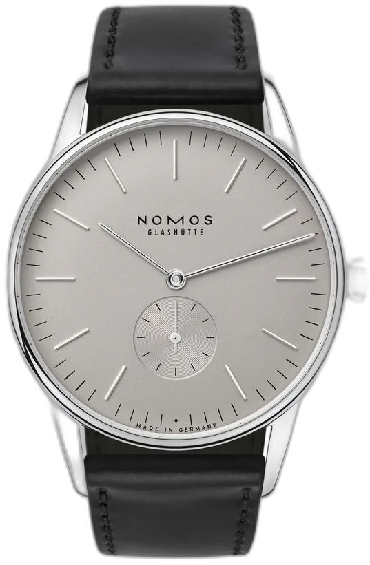NOMOS Glashütte Orion 38 gray — alternative to Ikepod Horizon Gen2 Meteorite Dial