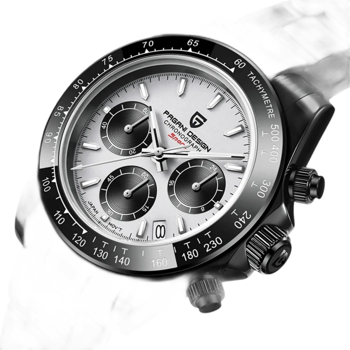 Pagani Design PD-1644 Full Black — alternative to Islander Islander Rocky Point PVD Analog-Digital Watch with Black Dial #ISL-331