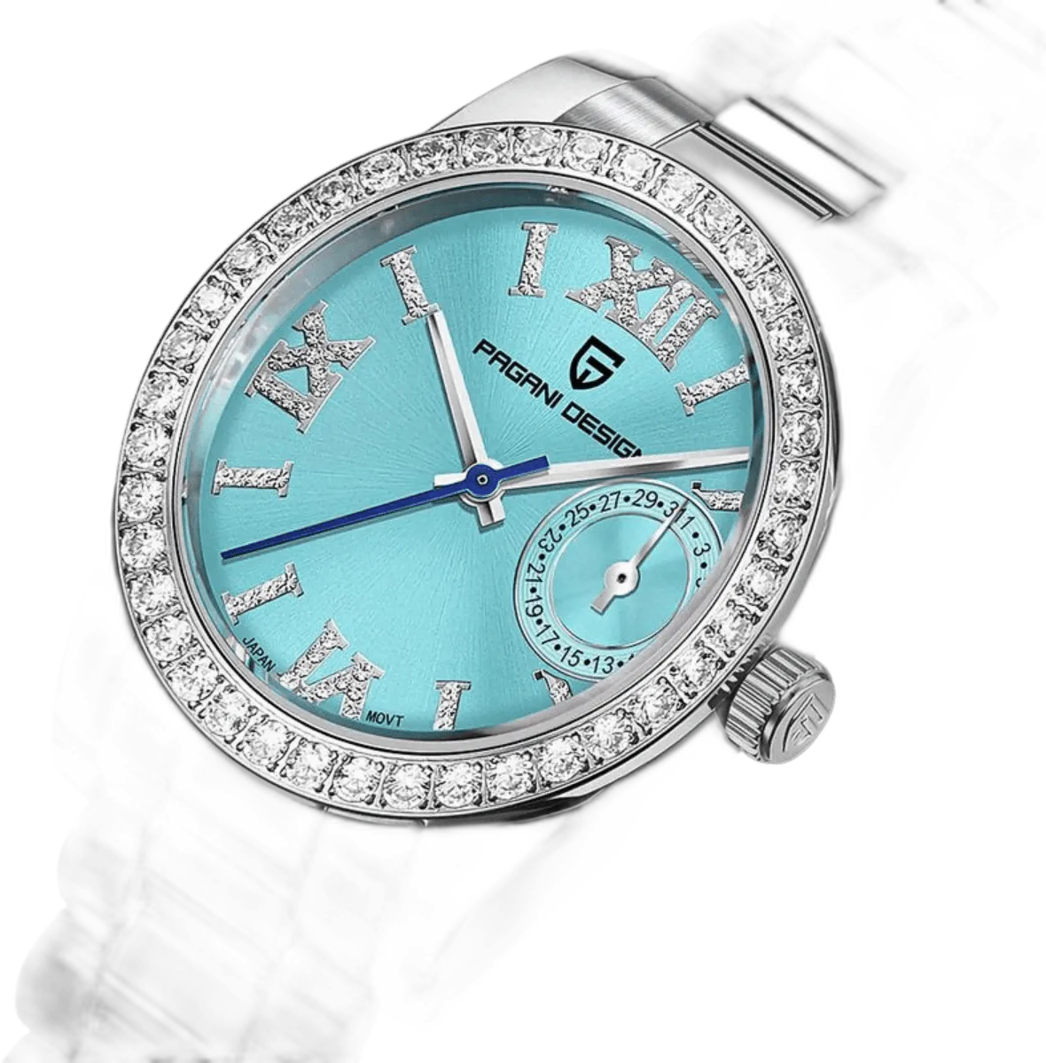 Pagani Design PD-1776 — alternative to Sinn 434 TW68 WG Mother-of-pearl W