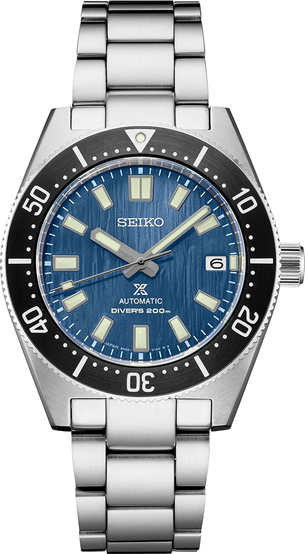 Seiko Prospex Sea 1965 Heritage Diver's Save the Ocean Special Edition — alternative to Islander Islander Northport Hi-Beat Automatic Dive Watch with Ocean Blue and White Ripple Dial #ISL-195