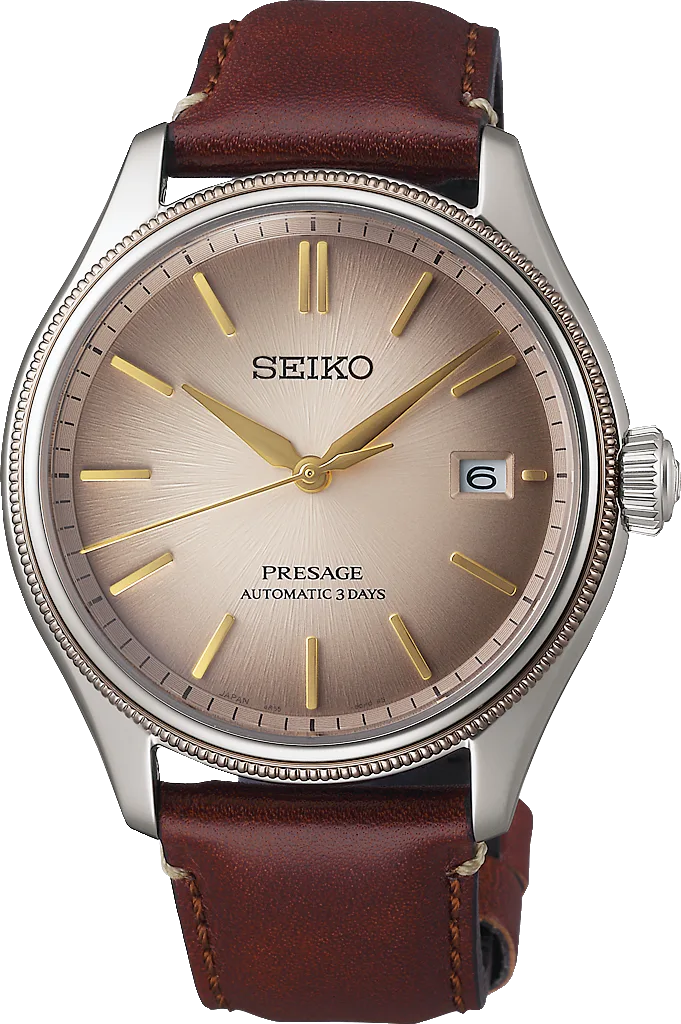 Seiko Presage Classic Series Upcycled Leather Strap Limited Edition — alternative to Orient Bambino Version 4