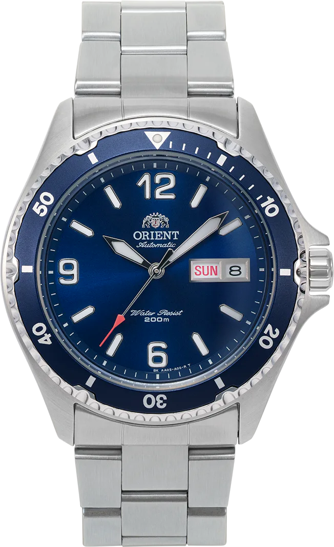 Orient Diver Watch — alternative to Islander Islander Northport Hi-Beat Automatic Dive Watch with Ocean Blue and White Ripple Dial #ISL-195
