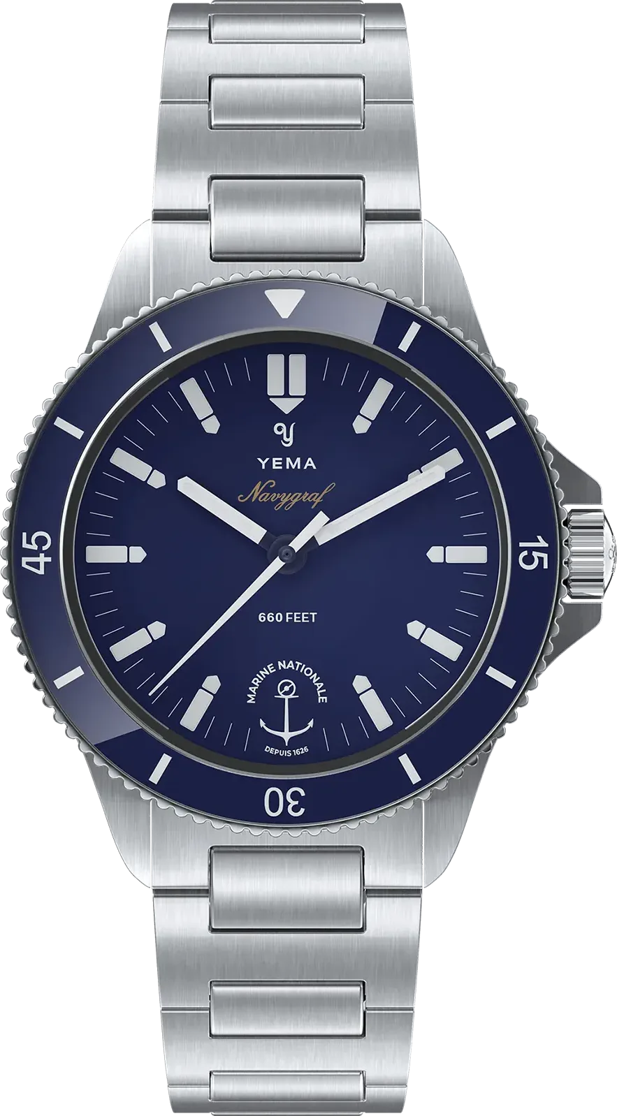 Yema Navygraf Marine Nationale Quartz — alternative to Vaer D4 Meridian Solar