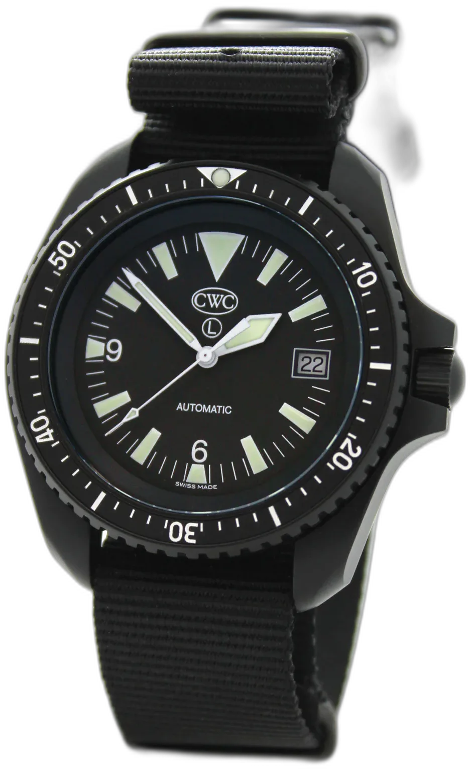 Automatic Divers Watch Mk.2 Black with Date