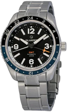 Islander Islander Republic Traveler GMT Watch with Black Dial #ISL-276