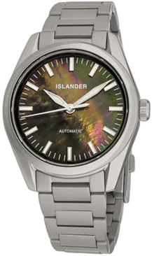Islander Thunderbolt Pilot Watch with Black Mother of Pearl Dial #ISL-322