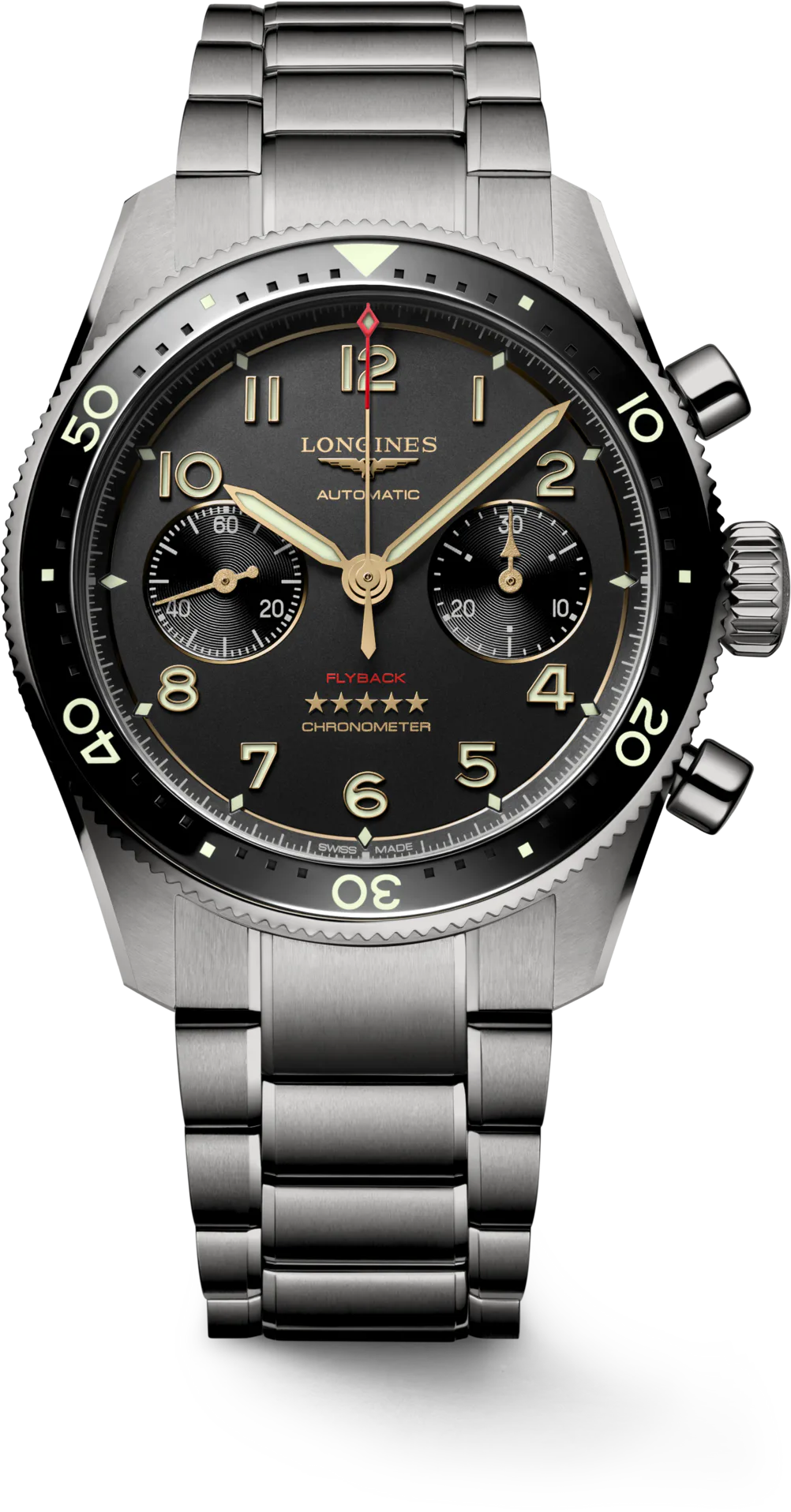 LONGINES SPIRIT FLYBACK TITANIUM